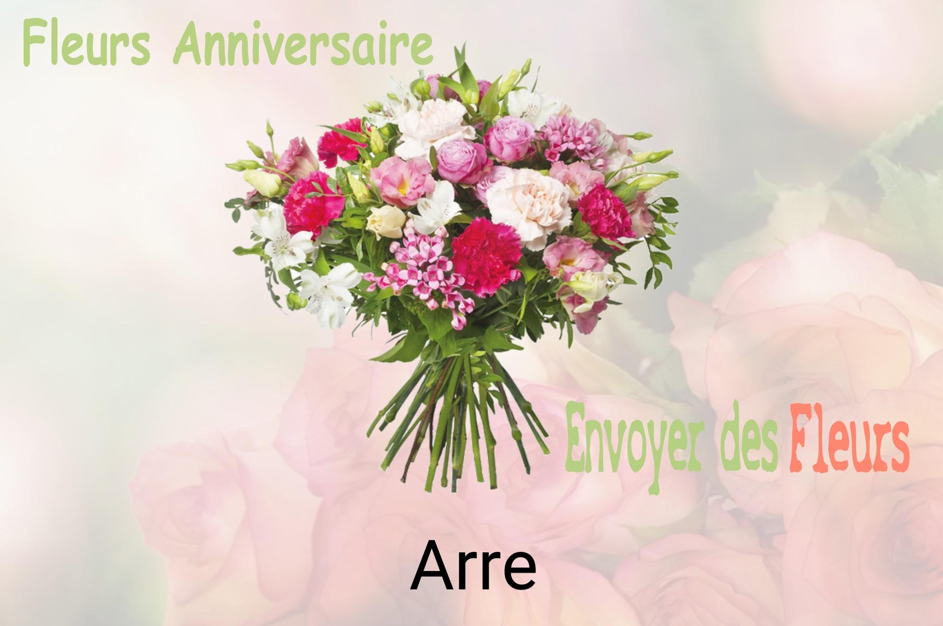 Bouquet de fleurs d’anniversaire livré à Arre