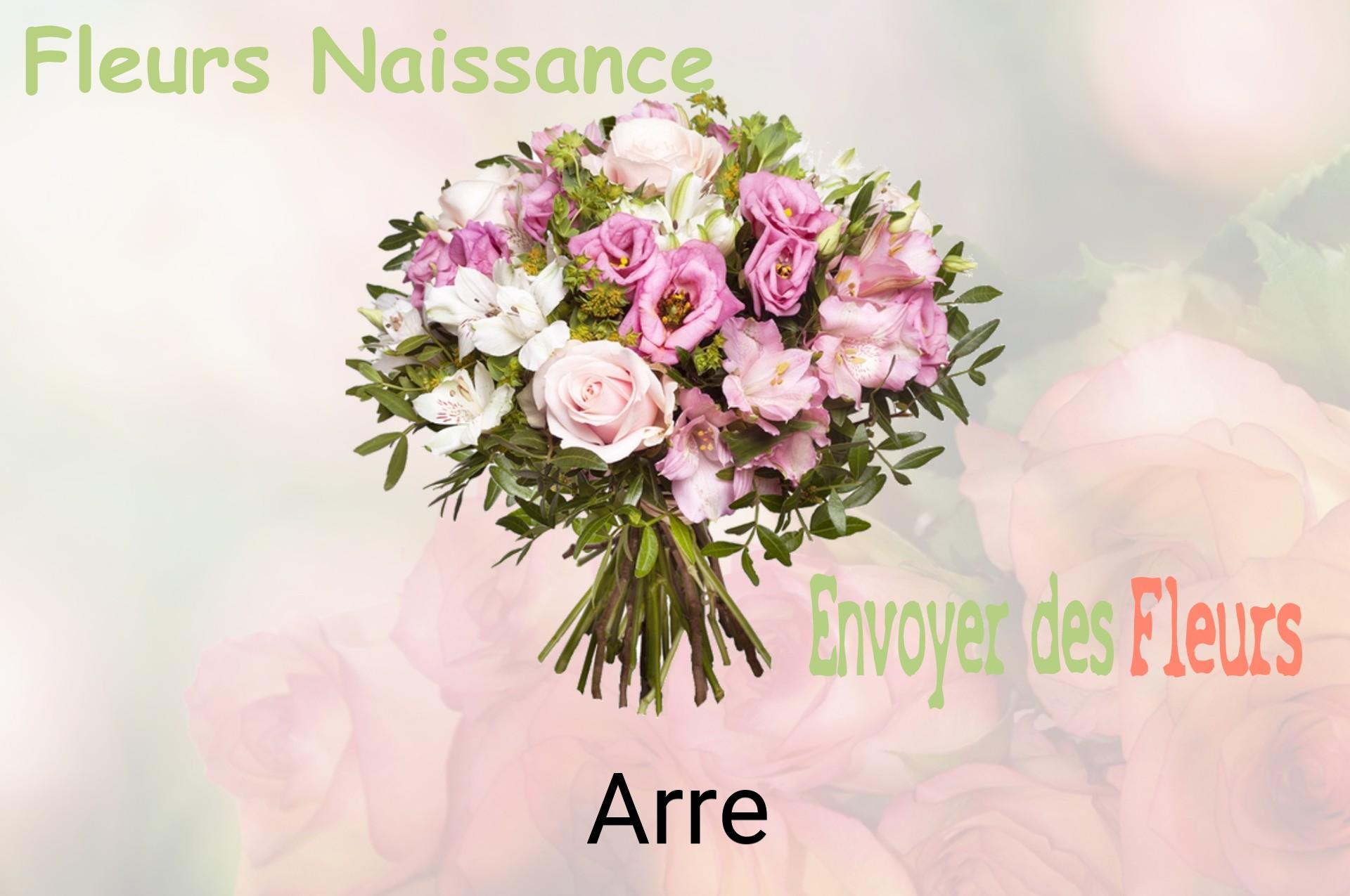 Bouquet de fleurs de naissance livré à Arre